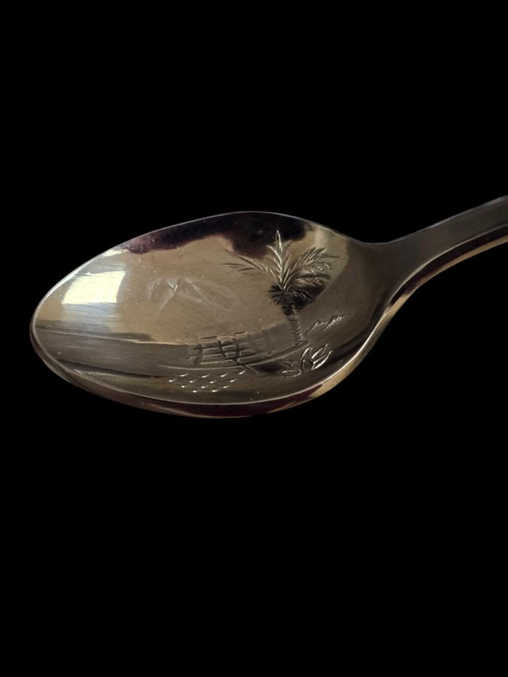 Rolex Bucherer Lugano Collectible Silver Souvenir Spoon Engraved Design Switzerl - Picture 11 of 11